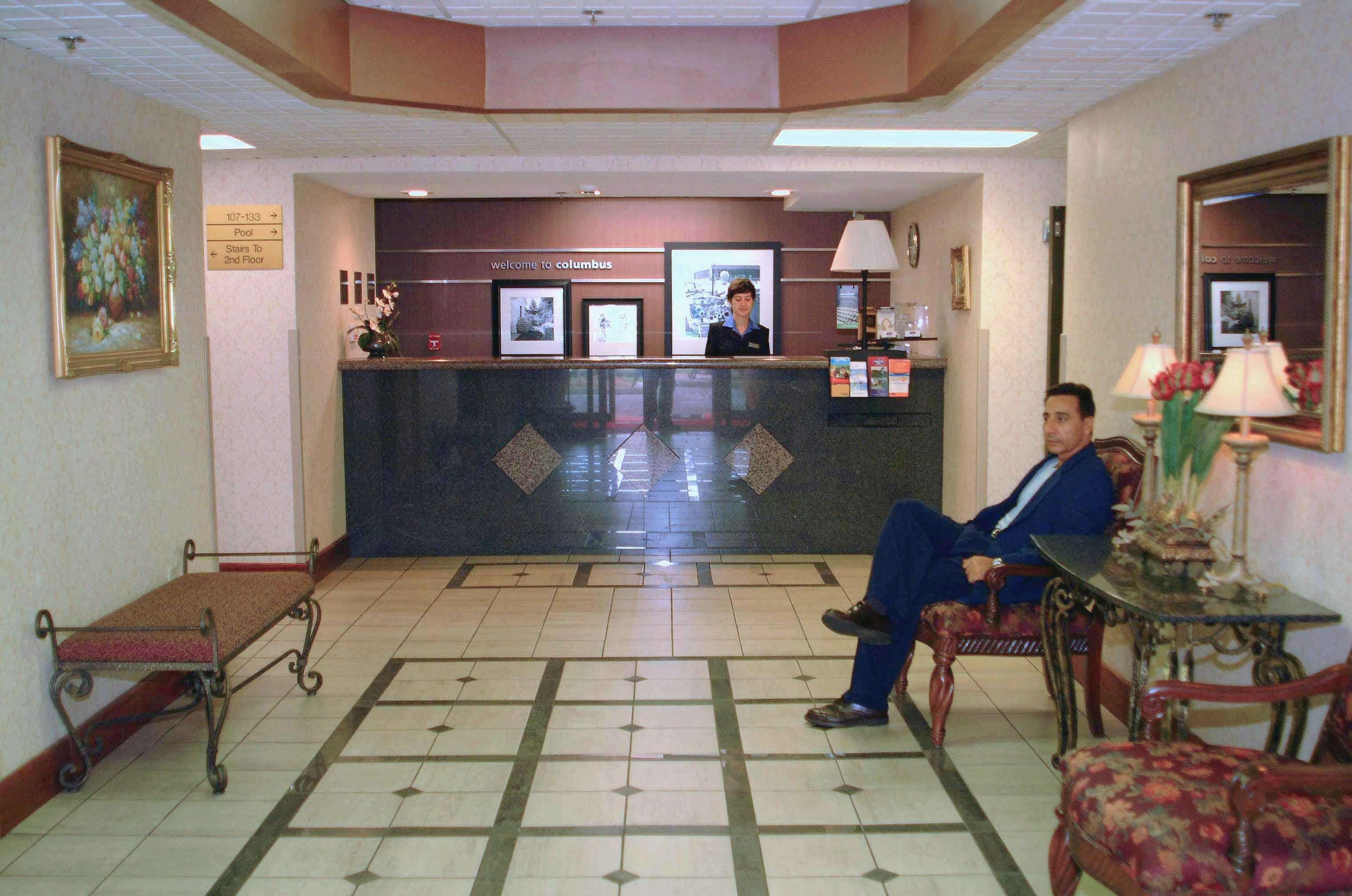 Hampton Inn Columbus-South Grove Stadt Interior foto